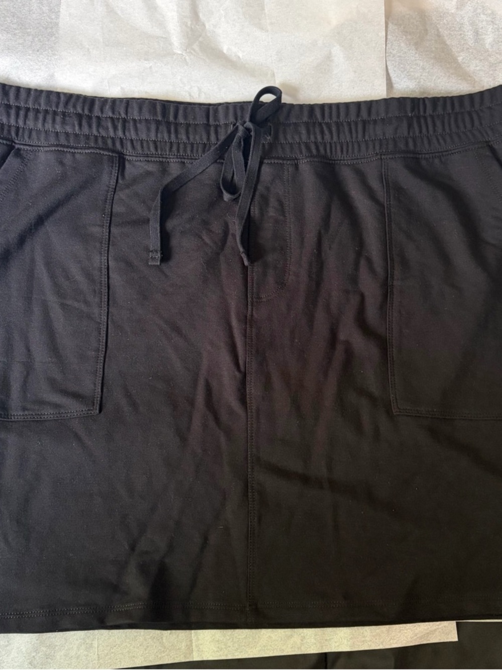 Threads 4 Thought Black Pull-On  Skirt 2XL Casual Stretch